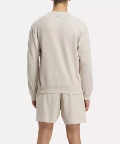 Hoodies & Sweatshirts | Reebok Hoodies & Sweatshirts Identity Vintage Sport Waffle Crew Sweatshirt