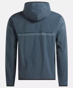 Jackets | Reebok Jackets Running Hooded Jacket