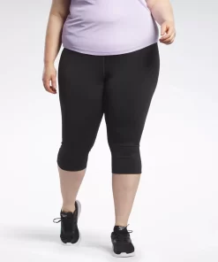 Leggings & Tights | Reebok Leggings & Tights Workout Ready Basic Capri Leggings (Plus Size)