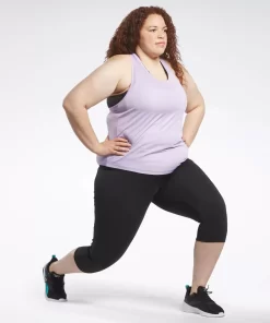 Leggings & Tights | Reebok Leggings & Tights Workout Ready Basic Capri Leggings (Plus Size)
