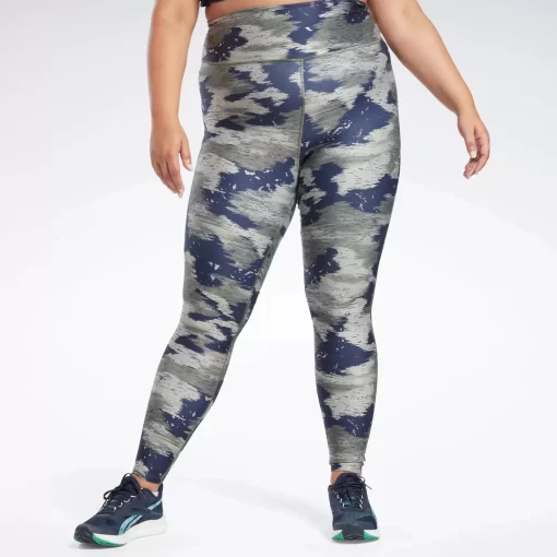 Leggings & Tights | Reebok Leggings & Tights Workout Ready Camo Print Leggings (Plus Size)
