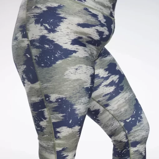 Leggings & Tights | Reebok Leggings & Tights Workout Ready Camo Print Leggings (Plus Size)