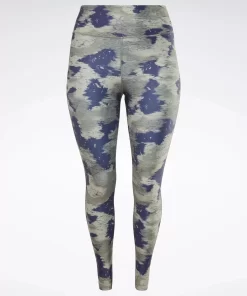 Leggings & Tights | Reebok Leggings & Tights Workout Ready Camo Print Leggings (Plus Size)