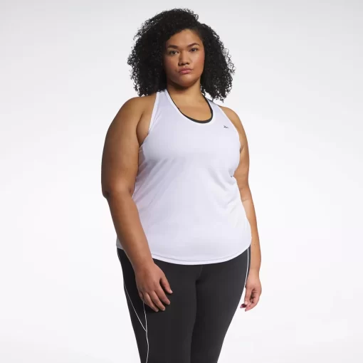 Tank Tops | Reebok Tank Tops Workout Ready Mesh Back Tank Top (Plus Size)