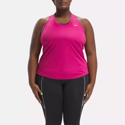 Tank Tops | Reebok Tank Tops Workout Ready Mesh Back Tank Top (Plus Size)