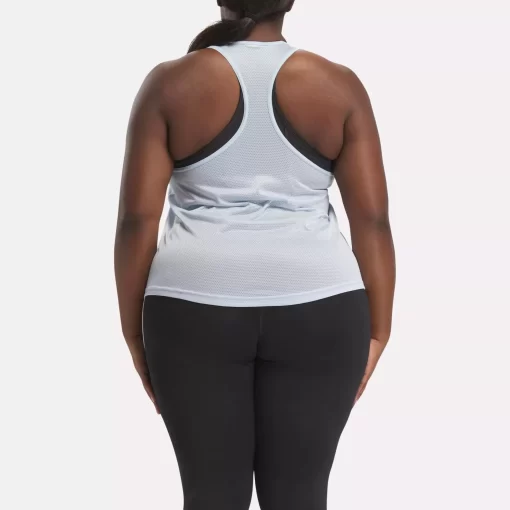 Tank Tops | Reebok Tank Tops Workout Ready Mesh Back Tank Top (Plus Size)
