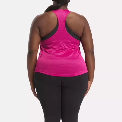 Tank Tops | Reebok Tank Tops Workout Ready Mesh Back Tank Top (Plus Size)