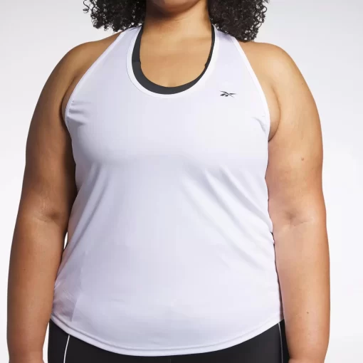 Tank Tops | Reebok Tank Tops Workout Ready Mesh Back Tank Top (Plus Size)