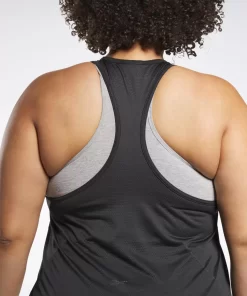 Tank Tops | Reebok Tank Tops Workout Ready Mesh Back Tank Top (Plus Size)