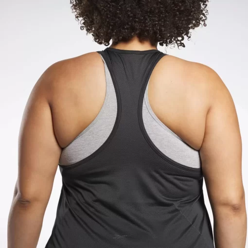 Tank Tops | Reebok Tank Tops Workout Ready Mesh Back Tank Top (Plus Size)