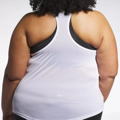 Tank Tops | Reebok Tank Tops Workout Ready Mesh Back Tank Top (Plus Size)