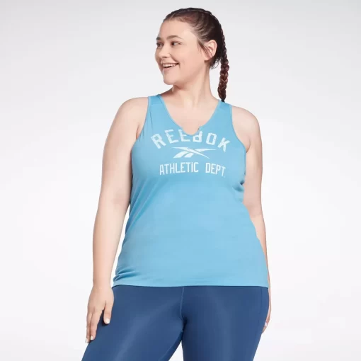 Tank Tops | Reebok Tank Tops Workout Ready Supremium Big Logo Tank Top (Plus Size)
