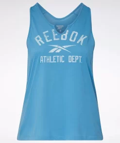 Tank Tops | Reebok Tank Tops Workout Ready Supremium Big Logo Tank Top (Plus Size)