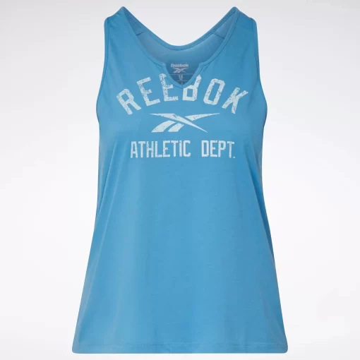 Tank Tops | Reebok Tank Tops Workout Ready Supremium Big Logo Tank Top (Plus Size)