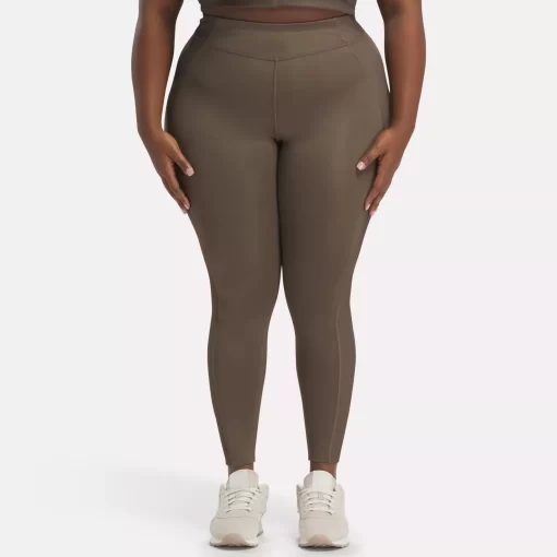 Leggings & Tights | Reebok Leggings & Tights Yoga High-Waisted Performance Rib Leggings (Plus Size)