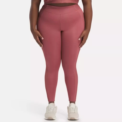 Leggings & Tights | Reebok Leggings & Tights Yoga High-Waisted Performance Rib Leggings (Plus Size)