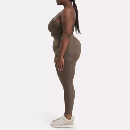 Leggings & Tights | Reebok Leggings & Tights Yoga High-Waisted Performance Rib Leggings (Plus Size)
