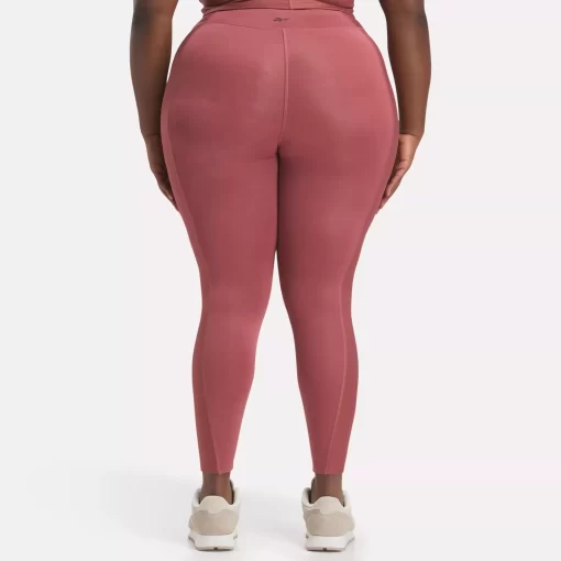 Leggings & Tights | Reebok Leggings & Tights Yoga High-Waisted Performance Rib Leggings (Plus Size)