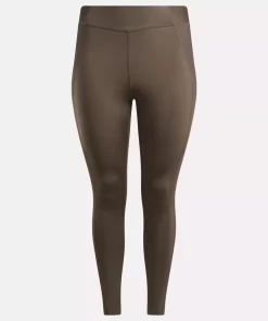 Leggings & Tights | Reebok Leggings & Tights Yoga High-Waisted Performance Rib Leggings (Plus Size)